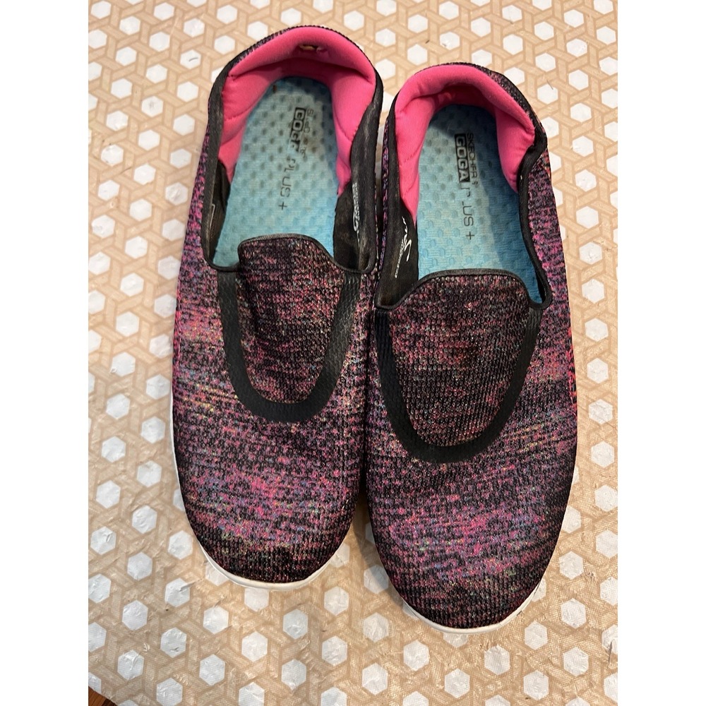 Skechers Goga Mat Air Cooled Ultra Go Slip On Multi Women's Size 10 Go Walk
